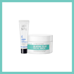 Skin & Lab E Plus moisturizer + facial mask Set