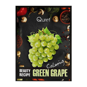 QURET Beauty Recipe Mask-  Green Grape [Calming]