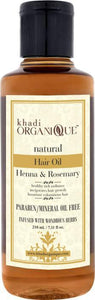 KHADI ORGANIQUE Henna Rosemary Hair Oil